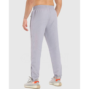 Pantalon décontracté léger pour homme, coupe droite, en polyester/coton, séchage rapide, respirant, prix abordable, personnalisable OEM - Product Image 4