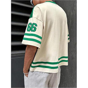 Maillot de football américain personnalisé pour homme, en maille, uniforme d'été, poids lourd, 100 % polyester respirant, options grandes tailles, personnalisable - Product Image 4