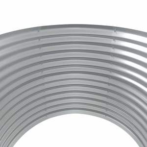 Bac à légumes surélevé en acier thermolaqué anthracite de 39,4 pouces de diamètre pour serres et pièces - Product Image 4