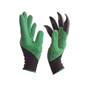 Outdoor Leather <b>Full</b> Finger Garden Gloves with Hand Protection Anti Impact Anti <b>Slip</b> Anti Vibration Durable Garden Gloves - Product Image 6