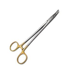 Portaagujas Heaney de Alta Calidad, de Carburo de Tungsteno, Curvo y Dentado, 8.25 Pulgadas, Instrumentos Quirúrgicos, Proveedor Mayorista - Product Image 1
