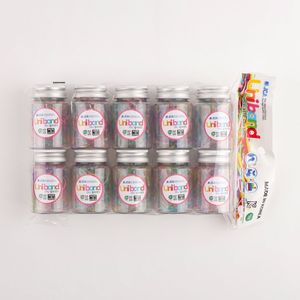 Bandas elásticas para el cabello Uniband de TPU hechas en Corea, lazos para el cabello unisex casuales, empaquetadas en botella. - Product Image 1