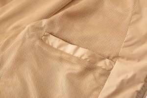 Windbreaker <b>Jacket</b> <b>Waterproof</b> <b>Lightweight</b> Hooded Hiking <b>Breathable</b> Polyester Reversible Zipper Thin - Product Image 6