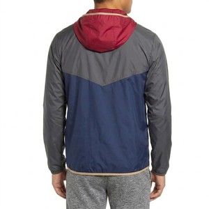 Hot Sale Color Block Hooded Windbreaker <b>Jacket</b> Lightweight Zipper Outdoor <b>Running</b> Sportswear Casual Street Style <b>Mens</b> Activewear - Product Image 6