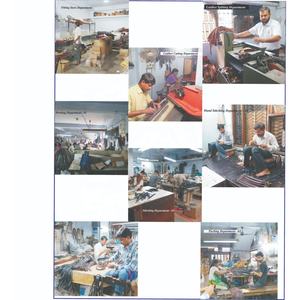 Plomb en cuir de cheval en cuir indien de qualité supérieure avec coutures fantaisie avec chaîne en laiton de 24 "à bas prix Plomb en cuir rembourré - Product Image 6