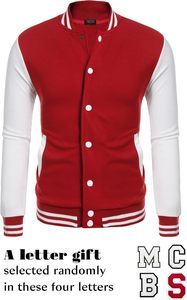 Veste universitaire personnalisée haut de gamme avec corps en mélange de laine, manches en cuir et design tendance pour équipe - Product Image 5