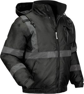 Winter Waterproof High Visibility <b>Reflective</b> Safety <b>Jacket</b> <b>Mens</b> Security Workwear Road Traffic Safety Coat <b>Jacket</b> For Man - Product Image 3