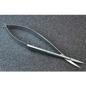Ciseaux à ressort en acier inoxydable Ryzer Studio, lame incurvée, pointe acérée, ouverture automatique, ciseaux de manucure durables, outil de coupe des ongles - Product Image 3