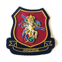 Insignias de Solapa Bordadas a Mano de Primera Calidad con Tela de Lona, Colores y Logotipos Personalizados para Oficiales
