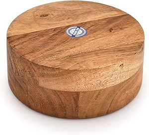Plateau en bois écologique en bois d'acacia et de manguier, bol décoratif pour servir des fruits, des collations, pour la table à manger, décoration de la maison, fournisseur - Product Image 2