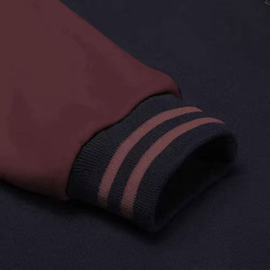 OEM ODM Manufacturer Custom Design Embroidery Logo Canvas <b>Waterproof</b> Windproof Vintage Style Baseball Varsity Unisex <b>Jackets</b> - Product Image 3