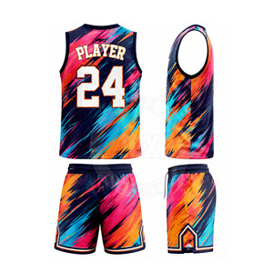 Uniforme de Baloncesto de Tela Transpirable Premium que Absorbe la Humedad, con Colores Personalizados del Equipo y Rápido Secado - Product Image 2
