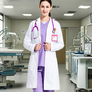 Conjuntos de fregado de hospital médico superventas nueva llegada uniforme de fabricante alto para hombres y mujeres - Product Image 1