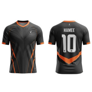 Maillots et uniformes de football pour hommes personnalisés OEM, best-sellers, imprimés par sublimation, respirants, extensibles, 100% polyester - Product Image 5