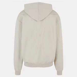 เสื้อฮู้ดซิปแบบสวมใส่ได้ทั้งชายและหญิง น้ำหนัก 360 กรัม สไตล์สตรีทแวร์สำหรับฤดูหนาว คุณภาพสูง ทรงโอเวอร์ไซส์ ไหล่ตก ปักลายตามสั่ง ซิปแบบ OEM ขายส่ง - Product Image 4