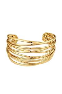 Bracelet jonc en métal doré pour femme, bijoux ethniques classiques, pour mariage indien traditionnel, festival, fête - Product Image 4