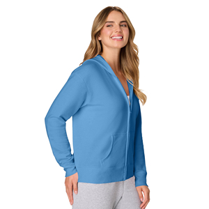 Women's <b>Clothing</b> Plus Size Full Zipper Hoodies Sweatshirts OEM Service Design Customized Zip Up Hoodie With Pockets - Product Image 1