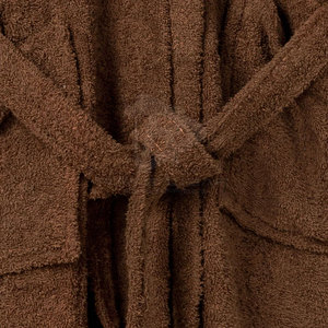 Peignoir en tissu éponge pour homme Cozy Lifestyle, 100% coton, respirant, manches longues, poches, confort relaxant, à porter tous les jours à la maison - Product Image 4