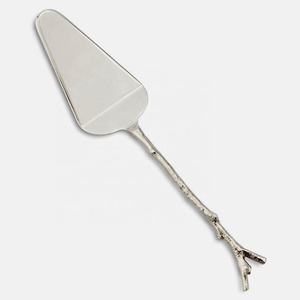 Ensemble d'ustensiles de service ensembles d'ustensiles de cuisine plaqués or brindille d'or avec poignée de bourgeons couverts serveur de gâteau - Product Image 2