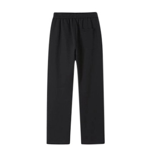 Pantalon de jogging unisexe classique pour homme, coupe droite, ample, décontracté, 100% coton épais, élastique, uni et large - Product Image 2
