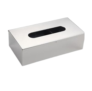 Boîte à mouchoirs carrée en métal finition marron pour comptoir de salle de bain, décoration de table à la maison et au bureau - Product Image 6