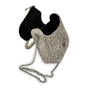 Bolso de mano Chapado en plata y Metal para mujer, diseño tradicional de alta calidad, elegante, Vintage, novedad - Product Image 2