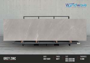 Grandes dalles de porcelaine grand format 80x240 80x300 80x320 aspect marbre finition polie mate émaillée vitrifiée pour sols et murs - Product Image 4