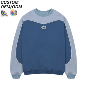 Sweat-shirt en molleton français pour homme, pull décontracté pour tous les jours, tissu doux, broderie, respirant, logo personnalisé, support OEM ODM - Product Image 1