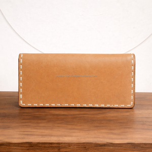 Custom Handcrafted Genuine Leather <b>Wallet</b> with Hair-On Hide for Cowboy Hat Western Style Vintage Fashion Women Zippered Clutch - Product Image 2