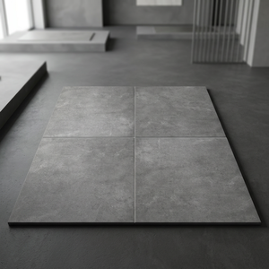 Baldosas de Porcelana para Exteriores de 20 mm, 600x600 mm, Resistentes, Color Gris Oscuro, Adhesivas, para Estacionamientos, Garajes, Centros Comerciales, Baños - Product Image 2