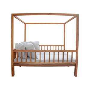 Lit de jardin en teck massif avec structure robuste pour hôtel, villa et mobilier de bord de piscine - Vente en gros - Product Image 5