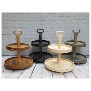 On Budget Wooden <b>Cake</b> <b>Stand</b> Affordable Wooden <b>Cake</b> <b>Stand</b> Fruit <b>Stand</b> <b>Cake</b> <b>Stand</b> Dessert Serving Display Tableware Use - Product Image 2