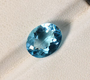 Topaze bleue suisse de laboratoire Pierres précieuses ovales 5X3mm 6X4mm 7X5mm 8X6mm 9X7mm 10X8mm 10X7mm Topaze Pierres précieuses en vrac pour bijoux - Product Image 2