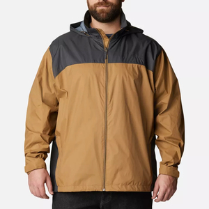 VANEK INTERNATIONAL Unisex Color Blocking <b>Racer</b> <b>Jacket</b> Zipper Front Waterproof Windproof Breathable Sporty Hooded Fleece Quilted - Product Image 3