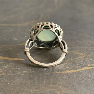 Anillo de Calcedonia Aqua de Diseño Único, Plata 925, Joyería con Piedras Preciosas para Uso Diario y Regalo de Compromiso - Product Image 5