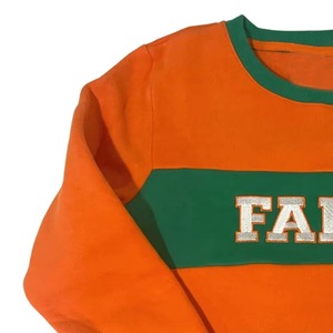 FAMU Cotton <b>Fleece</b> Long Sleeve Sweatshirt Embroidered <b>Pattern</b> Custom Color Print for College Sororities Club Wear Autumn Unisex - Product Image 3