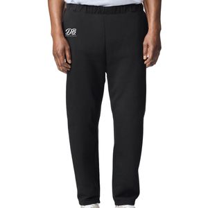 Adult Midweight Sweatpants with Side Pockets Elastic Waist Casual Jogger <b>Trousers</b> Soft Cotton Blend <b>Lounge</b> Sports Pants - Product Image 1