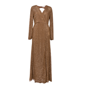 Elegant Gold <b>Sequin</b> Bodycon | Evening Dress | Sleeveless Sparkle Party Gown | Slim Fit Formal | Wedding Guest | Dress for Women - Product Image 1