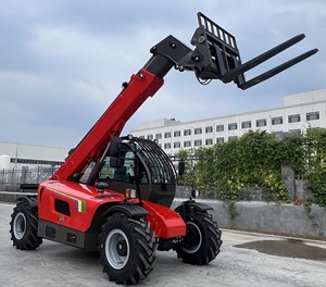 नई डीजल इंजन टेलीस्कोपिक हैंडलर 4-व्हील ड्राइव टेलीहैंडलर फोर्कलिफ्ट - Product Image 6