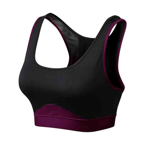 Soutien-gorge de sport léger et respirant pour femme, sans coutures, respectueux de l'environnement, à maintien élevé, avec bretelles réglables et logo frontal - Product Image 3