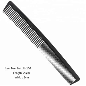 Peigne à queue en carbone antistatique résistant à la chaleur, peigne professionnel pour la coiffure, peigne de coiffure pour barbier, toutes les séries - Product Image 3