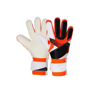 Gants de gardien de but en cuir PU antidérapants personnalisables avec fermeture auto-agrippante pour l'entraînement au football - Product Image 4