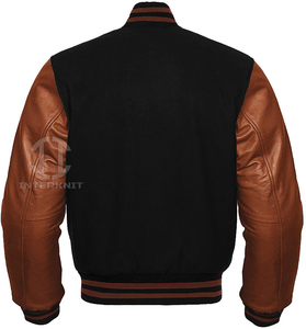 Heavyweight Wool Blend Varsity <b>Jacket</b> Custom Logo Patchwork Quilted Lining College <b>Baseball</b> <b>Bomber</b> <b>Jacket</b> - Product Image 3