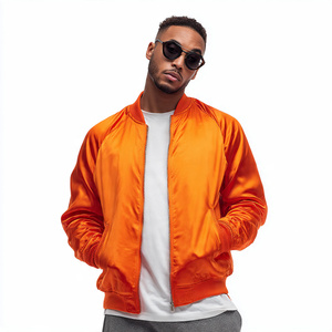 Blousons Bomber Homme Tendance 2026 – Nouveauté Printemps – Manteaux Bomber Décontractés à Manches Longues – Blouson Bomber en Satin pour Homme – Vêtements d'extérieur - Product Image 2
