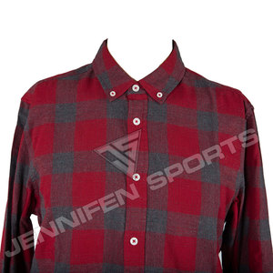 เสื้อเชิ้ตผ้าแฟลนเนลผู้ชายขายดีรุ่นล่าสุด ผ้าฝ้าย 100% แฟลนเนลดีไซน์ทันสมัย เสื้อแฟลนเนลทอแบบสั่งทำ - Product Image 2