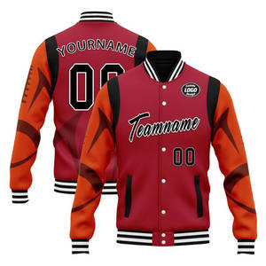 Chaqueta de Béisbol Varsity OEM, Personalizada, Mangas Bordadas, Cuello Alto, Uso Invernal, Antibacteriana, Envío Global eshel intl - Product Image 4