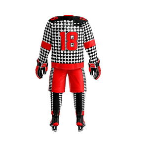 Uniforme de hockey sur glace personnalisé en polyester 100 %, tailles plus grandes, logo personnalisé, service professionnel, usine OEM pour les marques sportives d'élite - Product Image 4