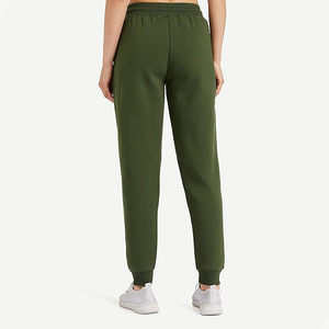 Forest Dark Green Winter Fleece <b>Cuffed</b> Women's <b>Jogger</b> Trousers Wholesale Heavyweight Europe Warm - Product Image 2