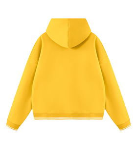 Sweat-shirt à capuche unisexe en polaire surdimensionné, coupe ample à épaules tombantes, avec poche kangourou, fabricant de vêtements personnalisés - Product Image 2