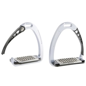 Étriers de sécurité pour chevaux à dégagement rapide, antidérapants, amortisseurs, en aluminium, pour l'équitation anglaise - Product Image 2